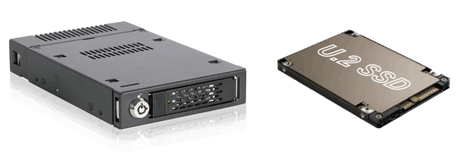 Removable U.2 NVMe bay & Drive
